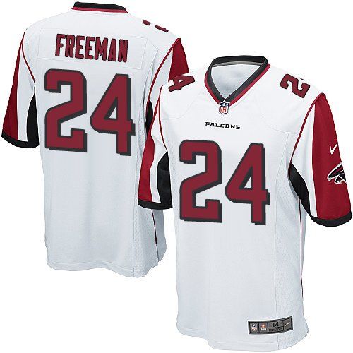 Nike Falcons #24 Devonta Freeman White Youth Stitched NFL Elite Jersey - Click Image to Close